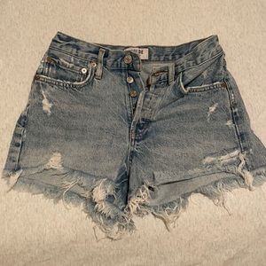 Agolde jean shorts